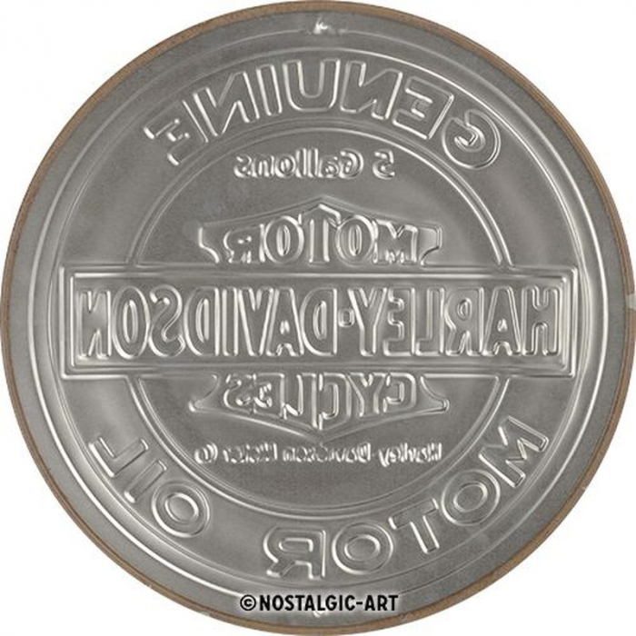 Blechschild Harley rund 3